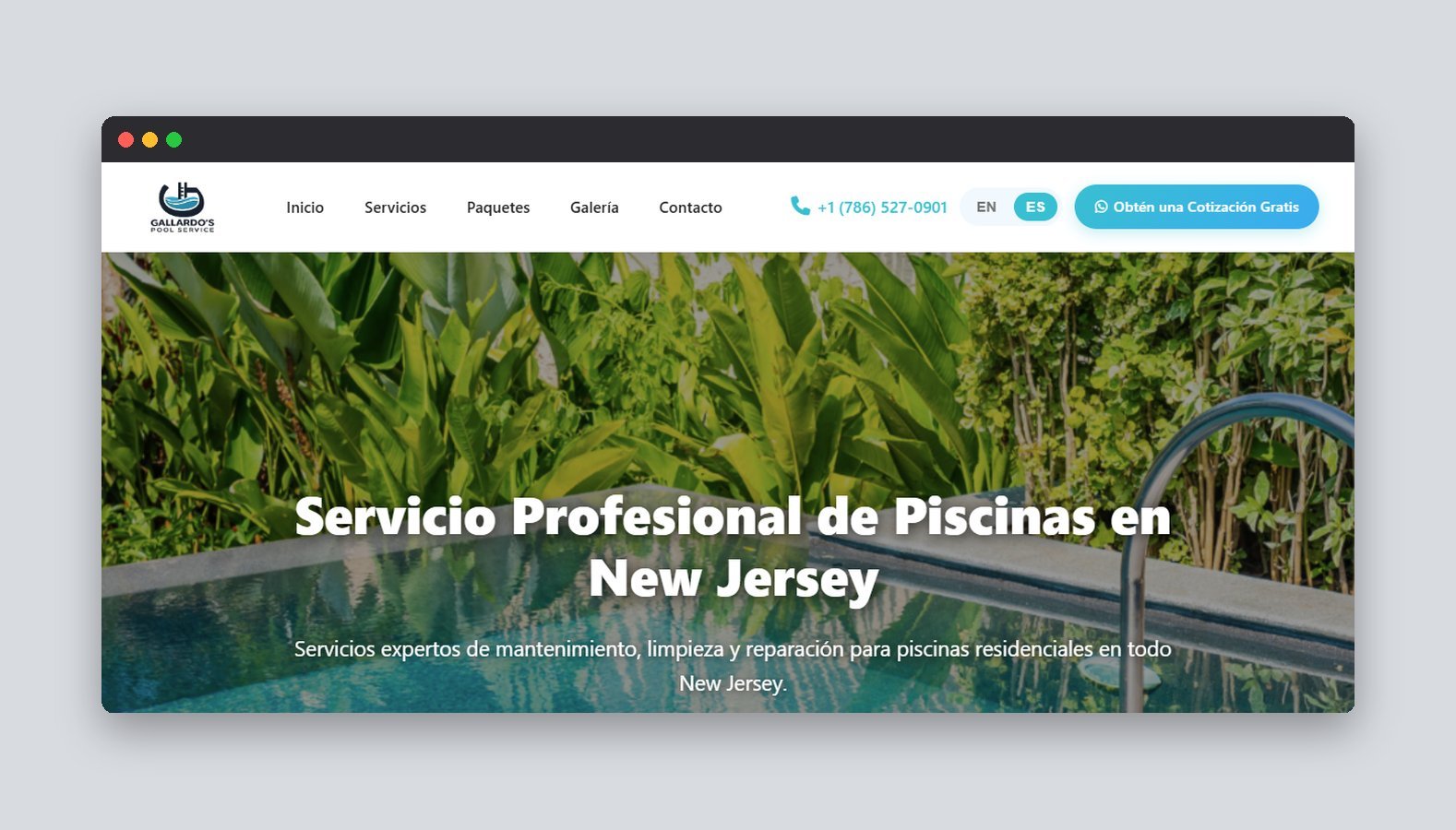 Gallardo's Pool Service Web